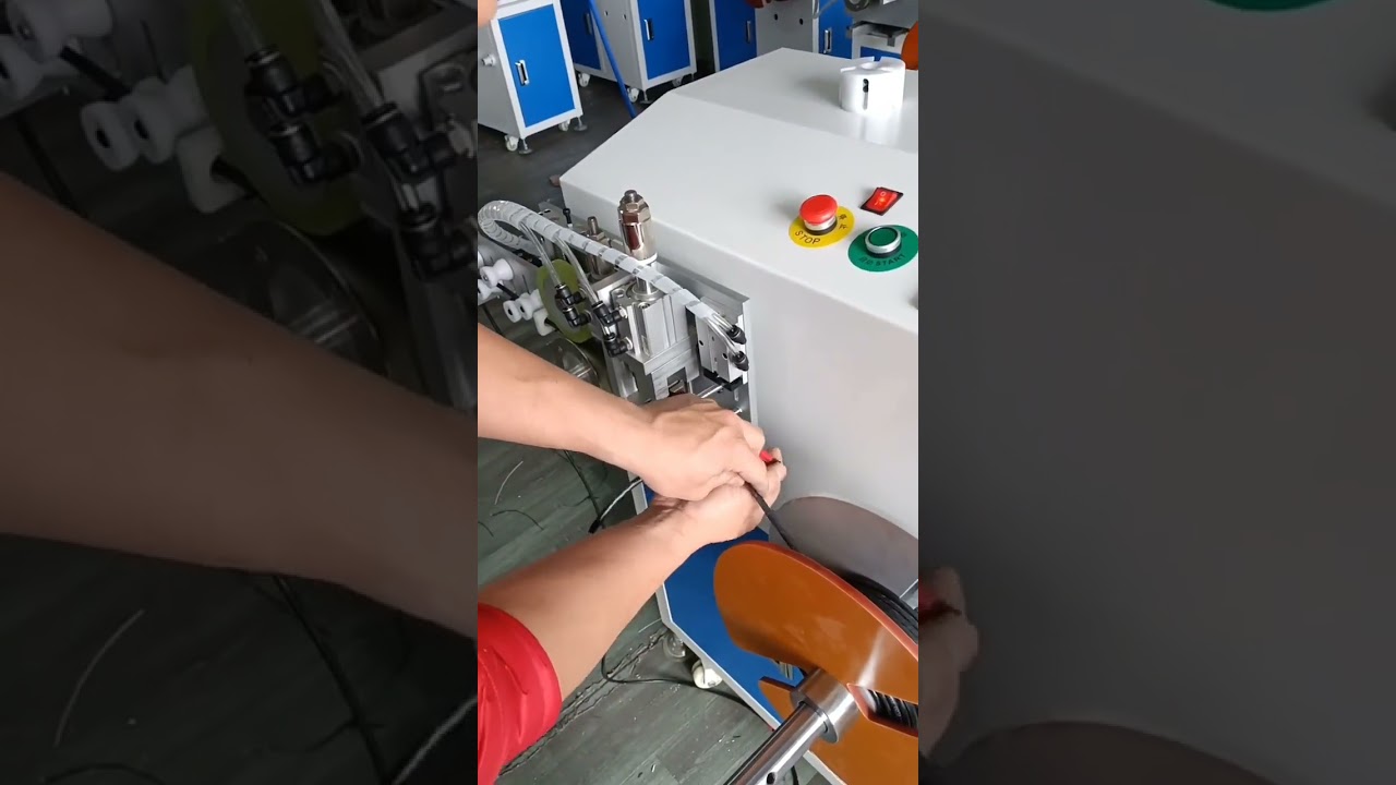 Automatische draadverwerkingsmachine: tellen, trekken, snijden, wikkelen & binden (1-15mm, 15kg)