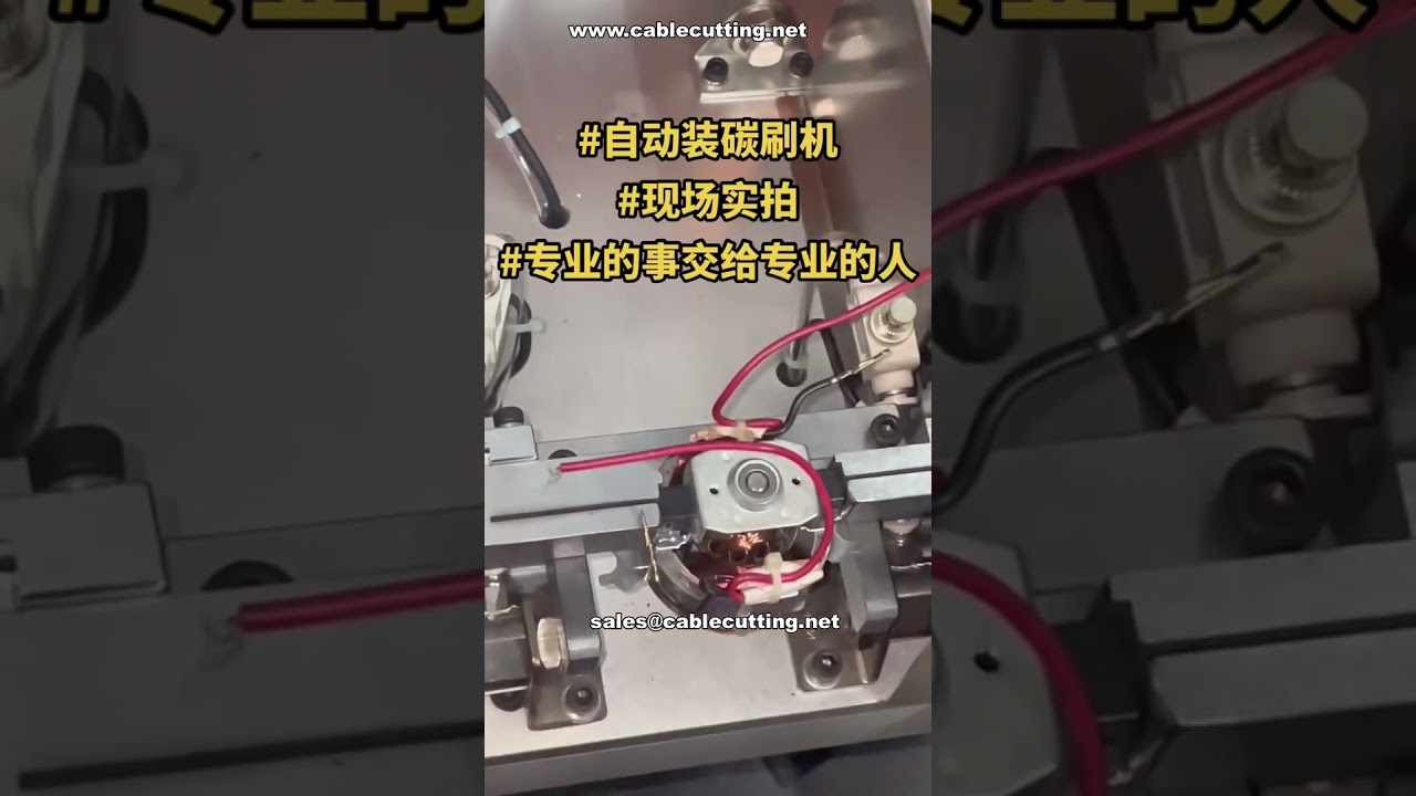 Hoogefficiënte automatische koolborstelassemblagemachine | Fabrieksdemo | Herhaalde order van tevreden klant