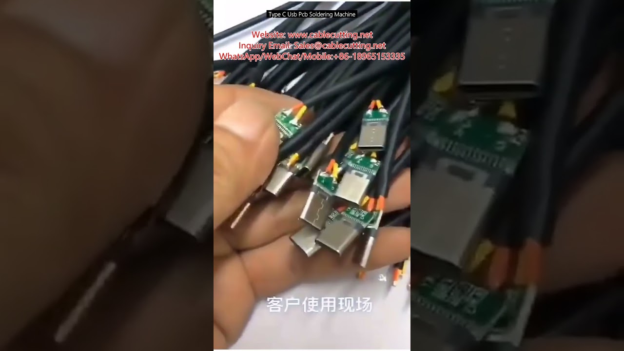Geautomatiseerde USB-C Type-C PCB Soldeermachine voor Hoge Precisie