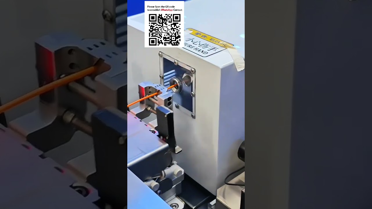 Precisiemachine voor strippen en krimpen van connectoren voor luchtvaart, EV en slimme productie #Automatisering