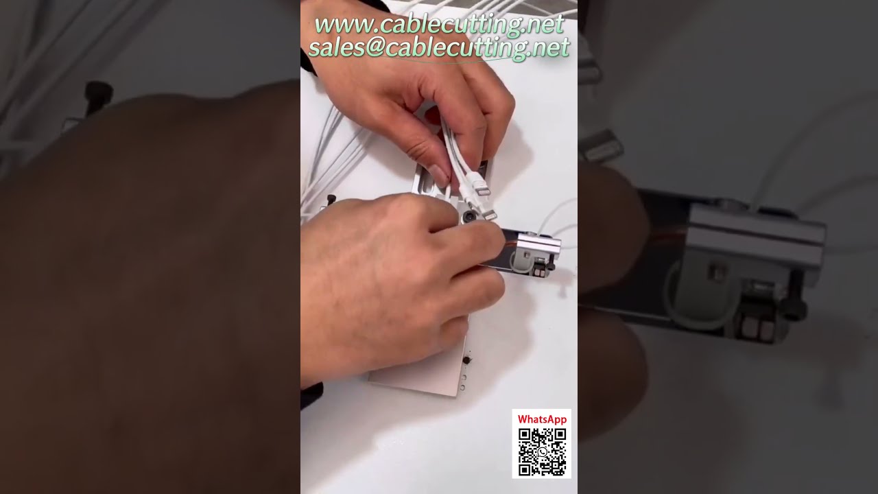 Automatische draadverwerkingsmachine – Knippen, strippen, oprollen en verpakken