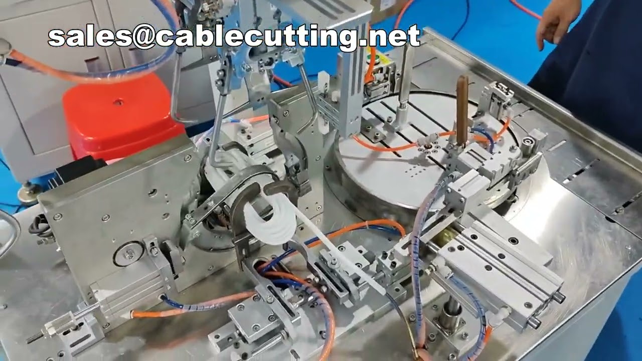 Automatische klittenband kabelbindmachine voor stroomkabels 8,0 mm