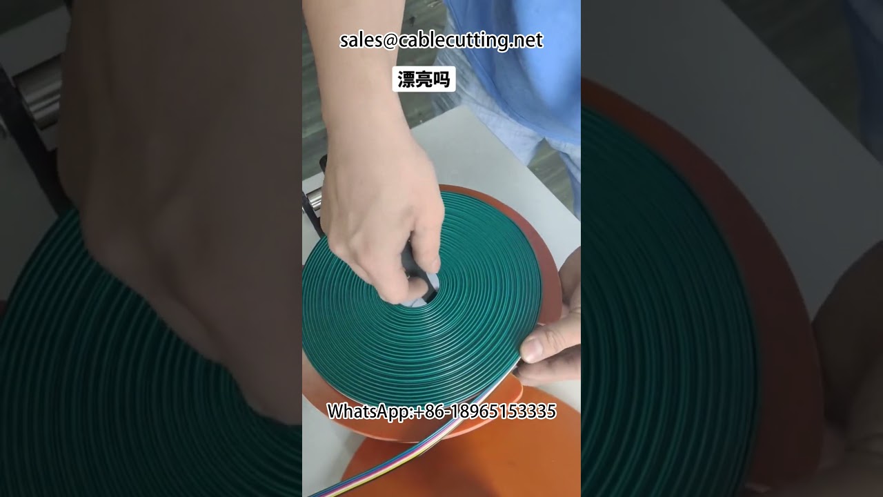 Datakabel opwindmachine | Automatische kabel oprolmachine