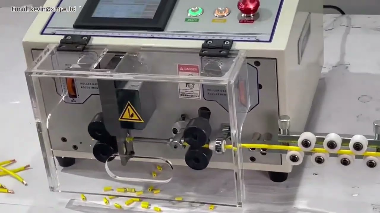 SWT508E Automatische Draadstripmachine - Kabel strippen, snijden en ontmantelen van 0,1 tot 8 mm²