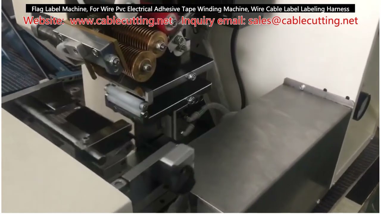 Vlagetiketmachine voor draad- en kabelidentificatie - Perfect voor PVC elektrische tape wikkelen en labelen