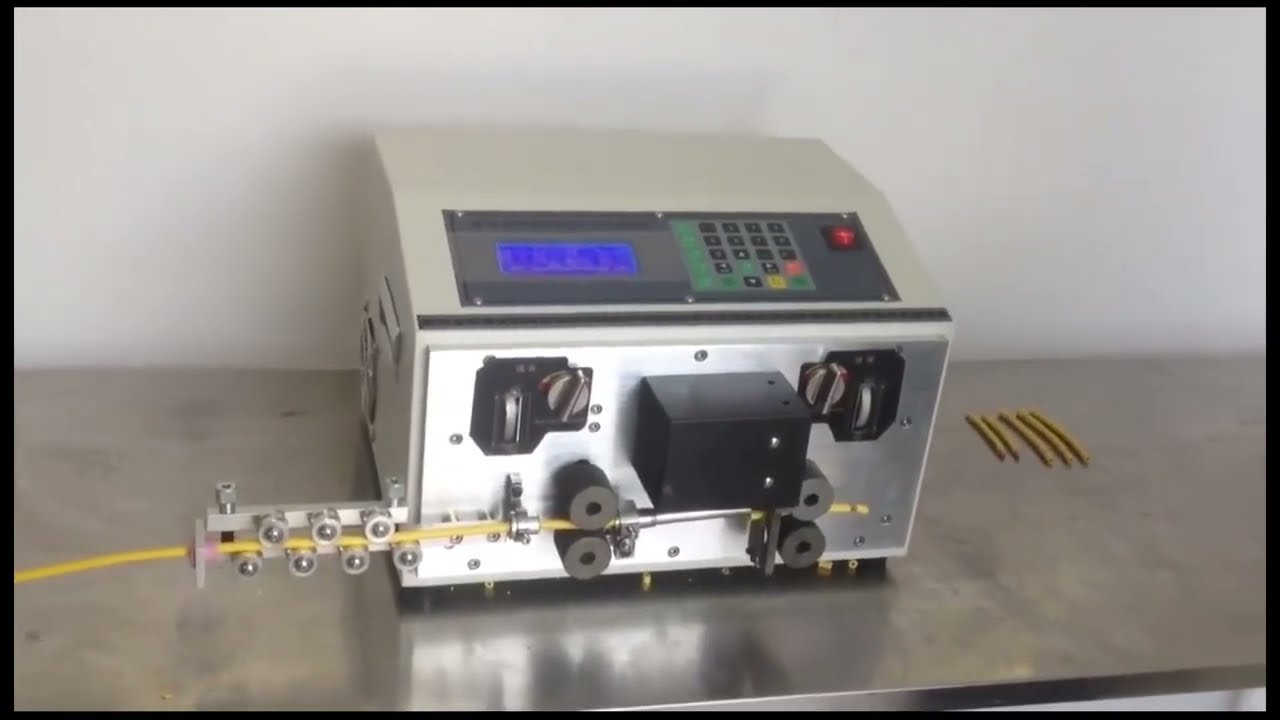 Automatische snij- en stripmachine voor dikke GB-kabels (16 mm²)