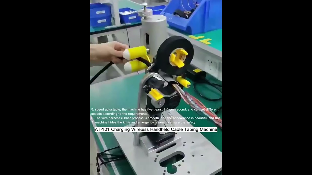 AT-101 Draadloze Handheld Kabelomwikkel- en Tapeermachine