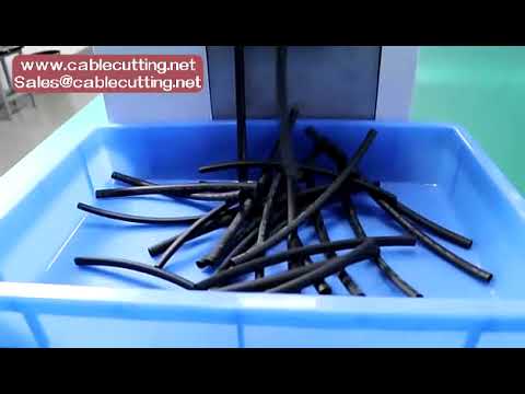 Rubber, kunststof, PET, PVC, PP, PU buizensnijmachine met krimpkousen - Precisiesnijden voor industriële automatisering