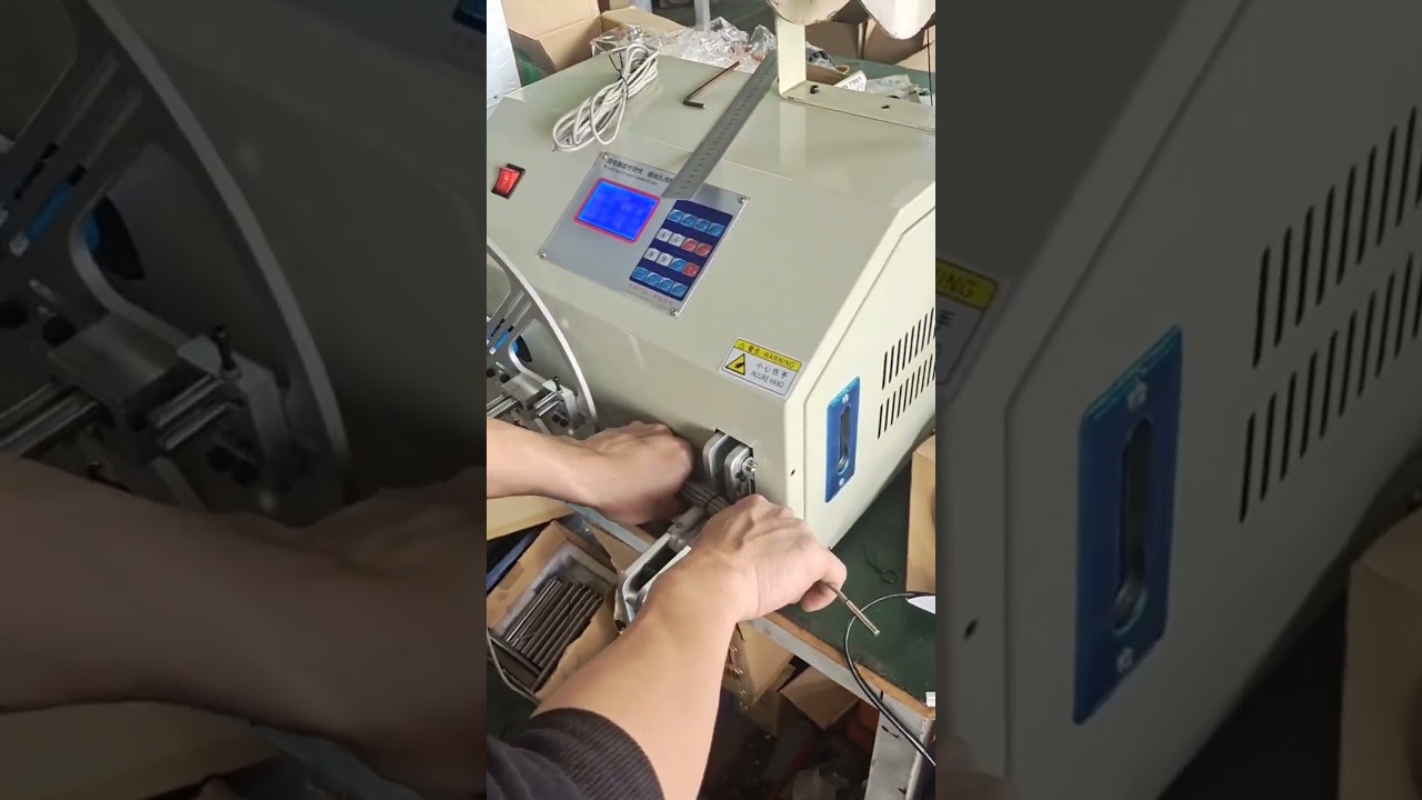 Automatische draadwikkel- en bindmachine voor fabrieken | #machine #fabriek
