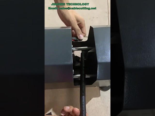 Pneumatische draadsnijmachine met SKD11-mes voor zuivere sneden